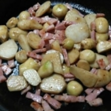 里芋とベーコンの炒め煮バター醤油風味 レシピ 作り方 By Jrとmc 楽天レシピ 里芋とベーコンの炒め煮バター醤油風味 レシピ 作り方 By Jrとmc 楽天レシピ